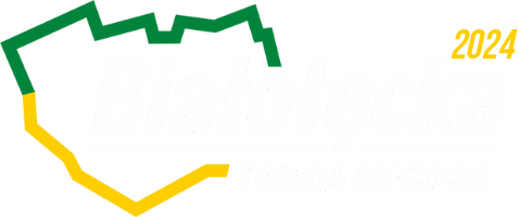 Logotyp Białołęckiej Triady Biegowej